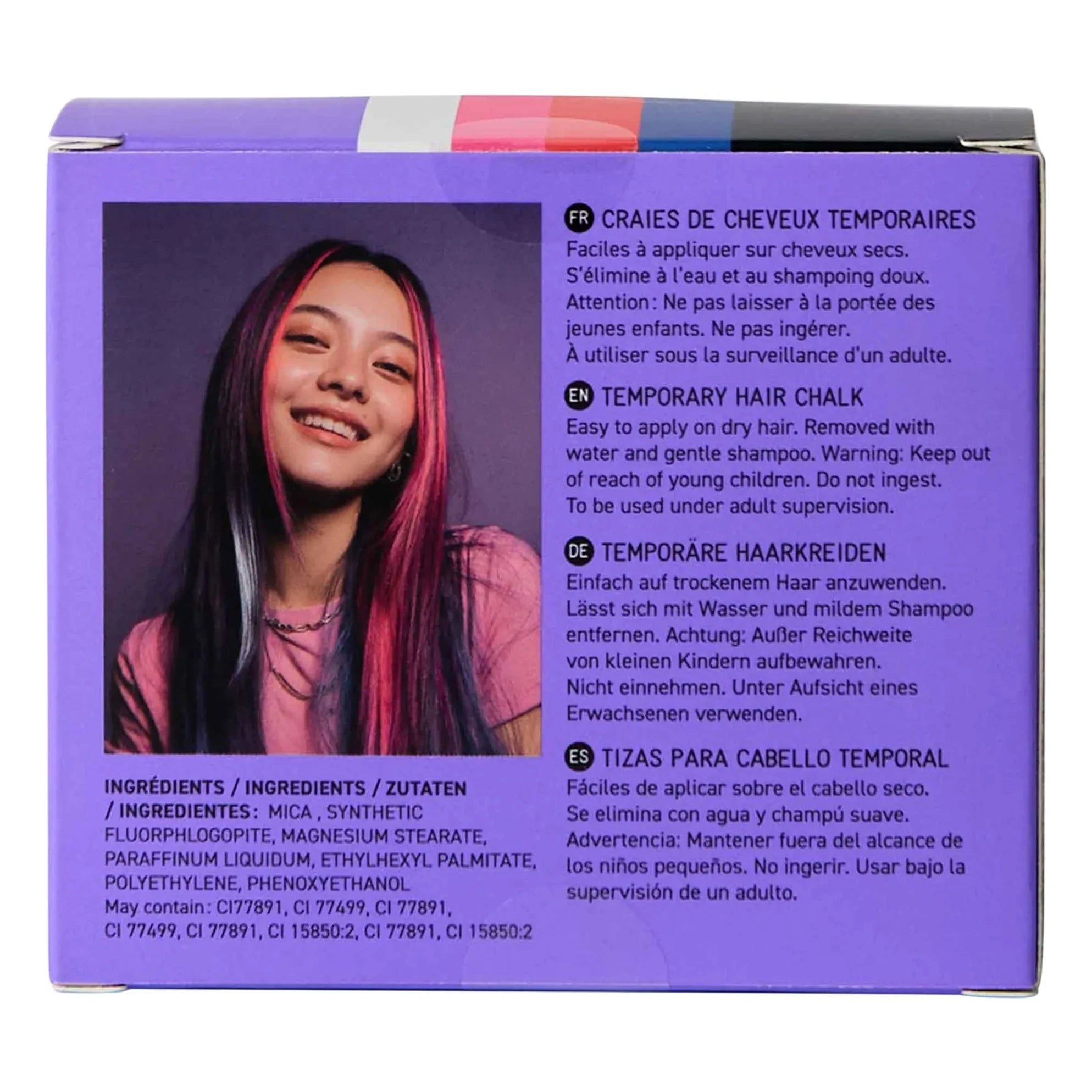 Omy - Tizas de Color para el Pelo - Set de 6