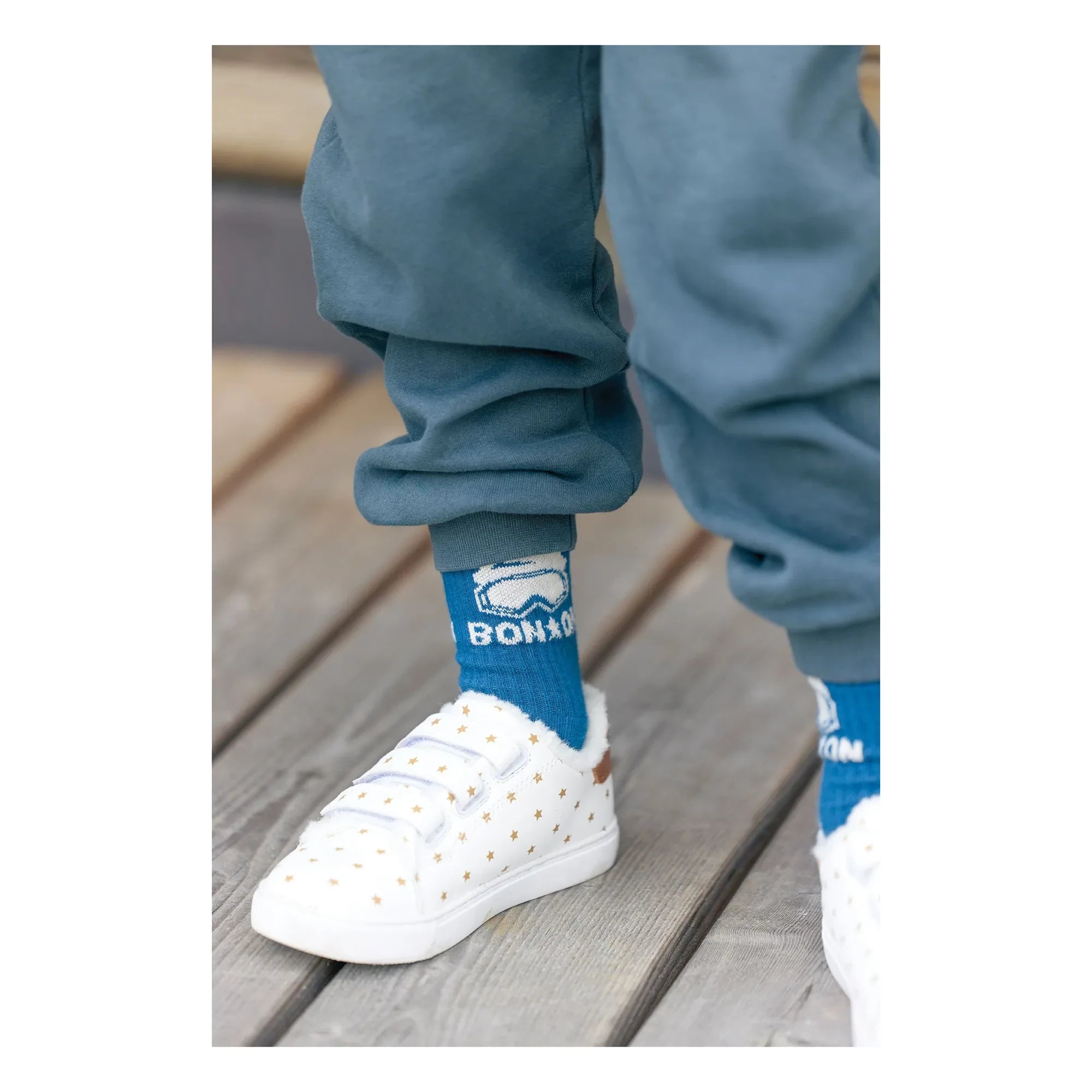 Bonton - Calcetines de Invierno 2 Pares | Azul