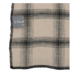 Le Monde Sauvage - Funda de almohada de lino lavado Highlands | Rosa beige