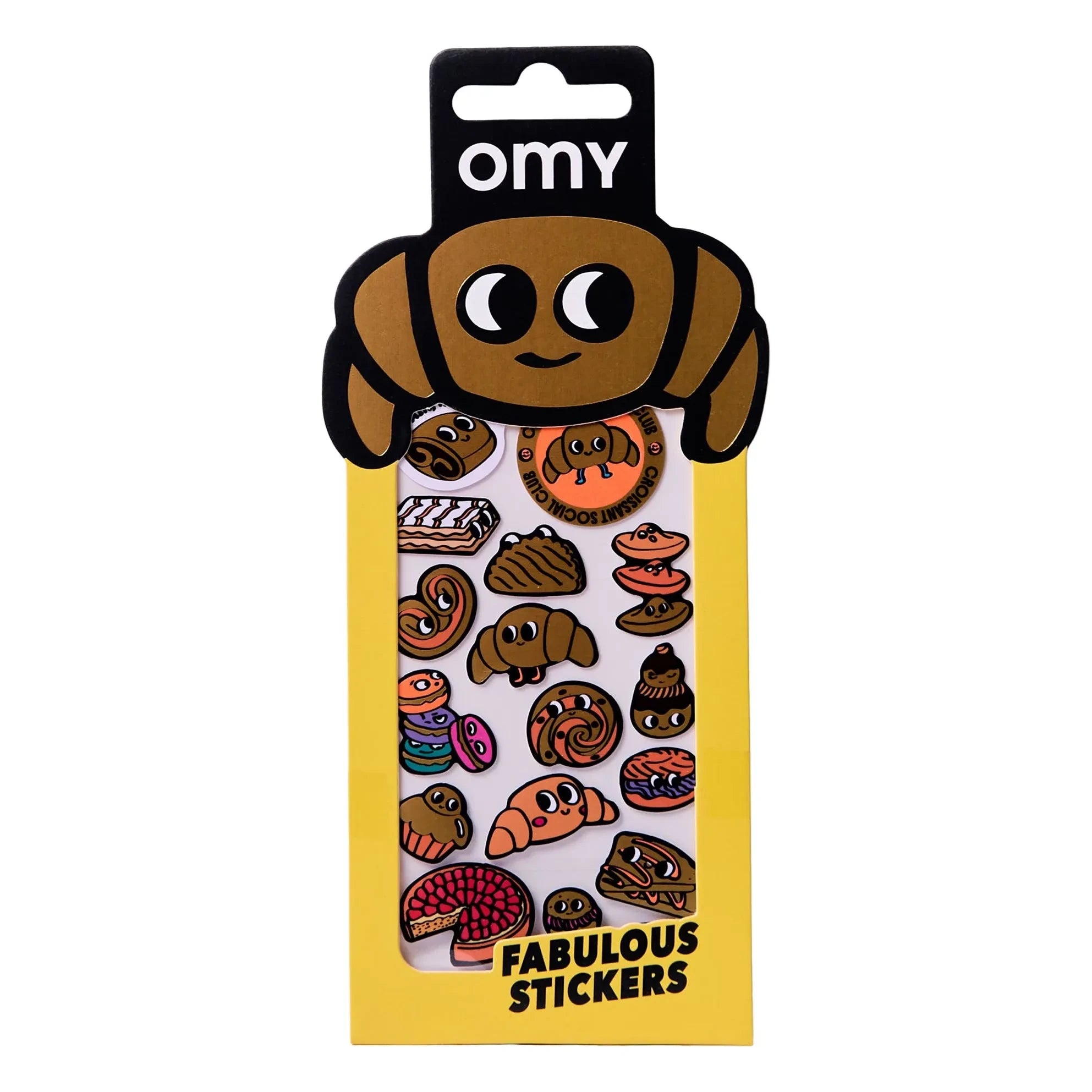 Omy - Pegatinas icónicas de Croissant Léon