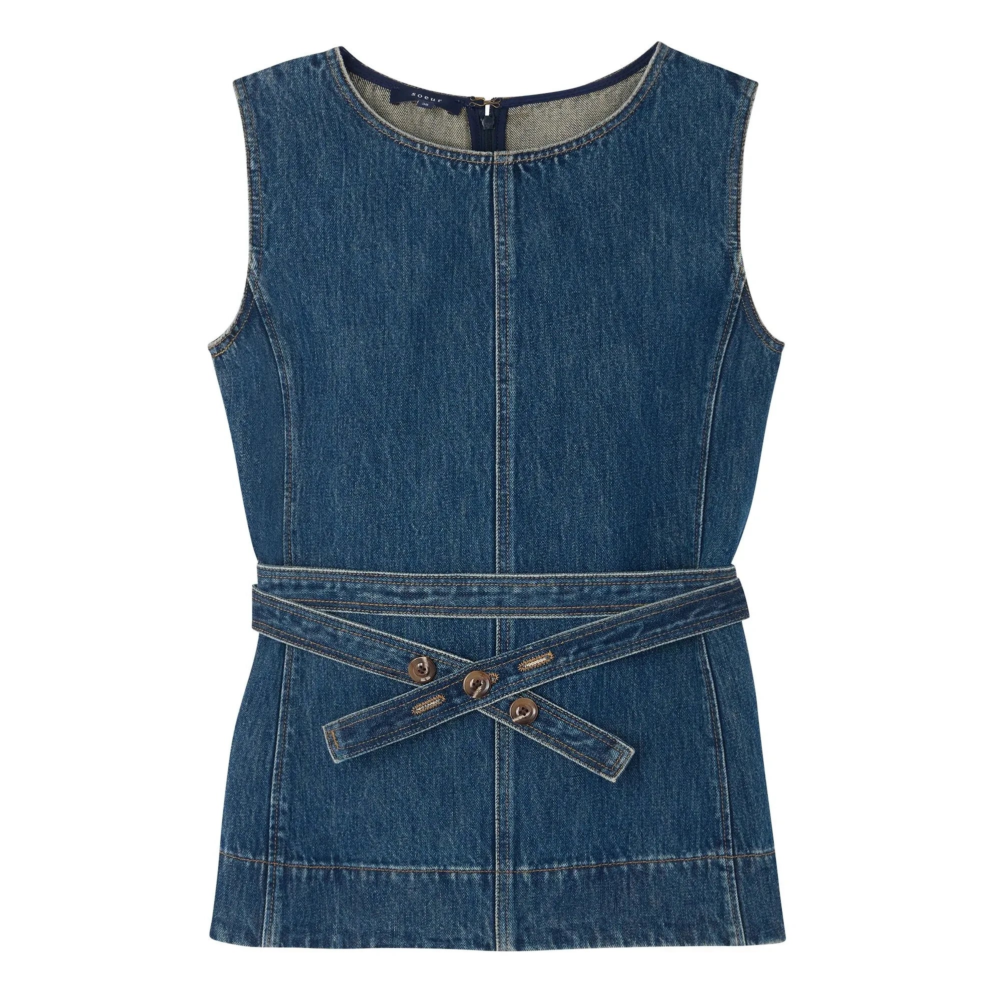 Soeur - Top Chance | Denim azul