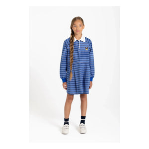 Dedo en la nariz - Vestido Polo Esee a rayas | Marrón