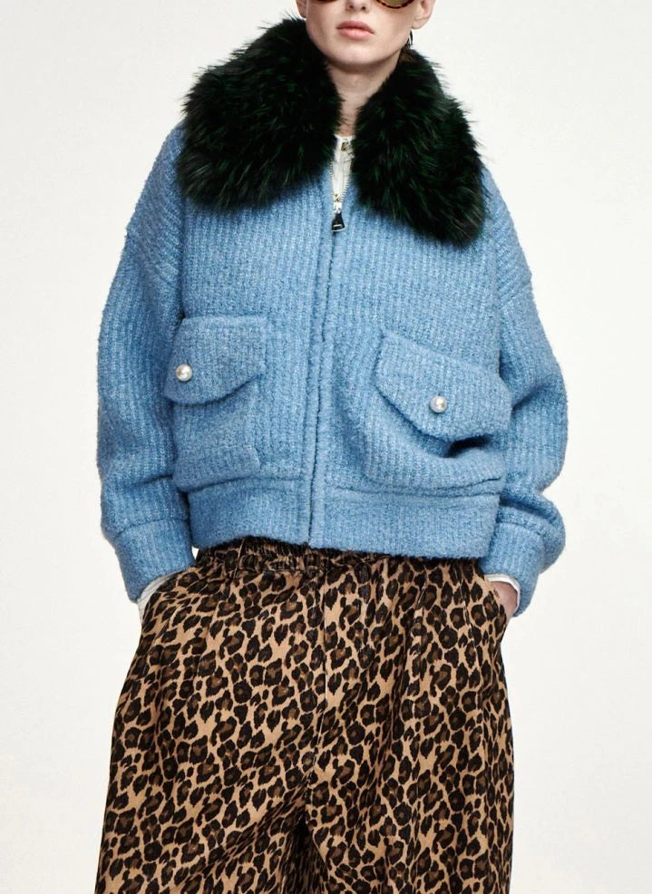 Essentiel Antwerp - Cárdigan Kanada | Azul