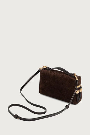 Bolso cruzado de ante Romy Tory Burch para mujer