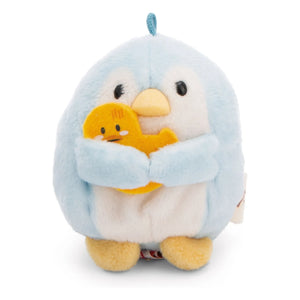 Nici - Peluche Pingüino Andarín con disfraz de gato | Gris