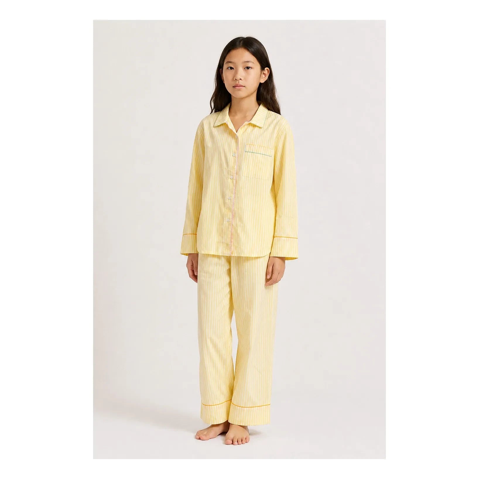 Folkloore - Pijamas a Rayas - Colección Infantil | Amarillo