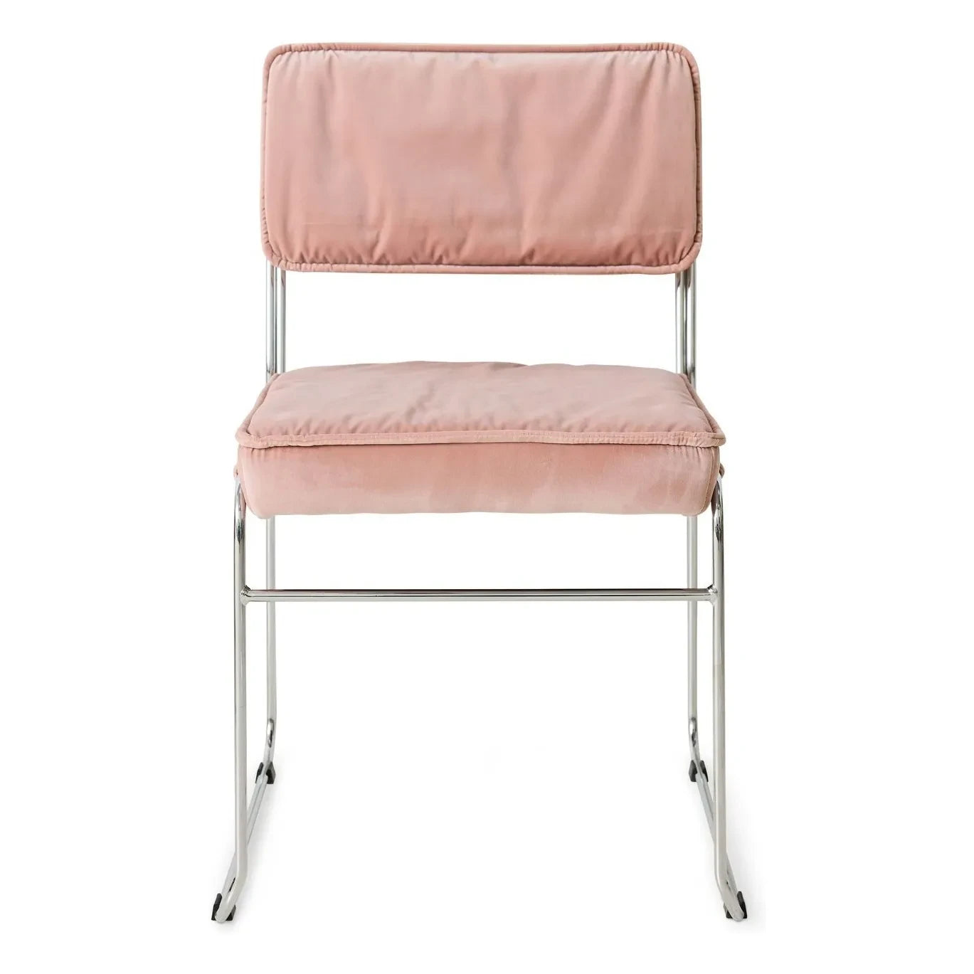 HKliving - Sillas de comedor de terciopelo - Juego de 2 | Rosa