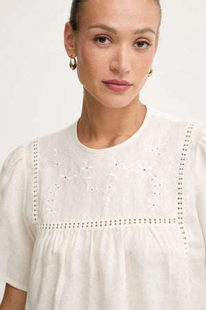 Blusa de lino BACINO Weekend Max Mara para mujer