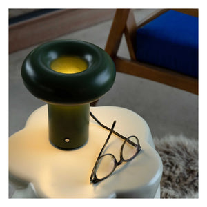 &Klevering - Lámpara portátil Glimpse | Verde musgo