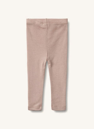 Wheat - Leggings de lana Agi | Rosa polvo