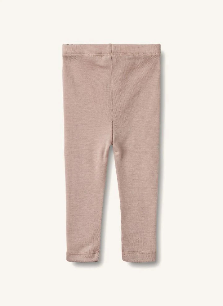 Wheat - Leggings de lana Agi | Rosa polvo