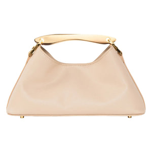 Elleme - Mini Boomerang Bag Cuero Caviar | Nude