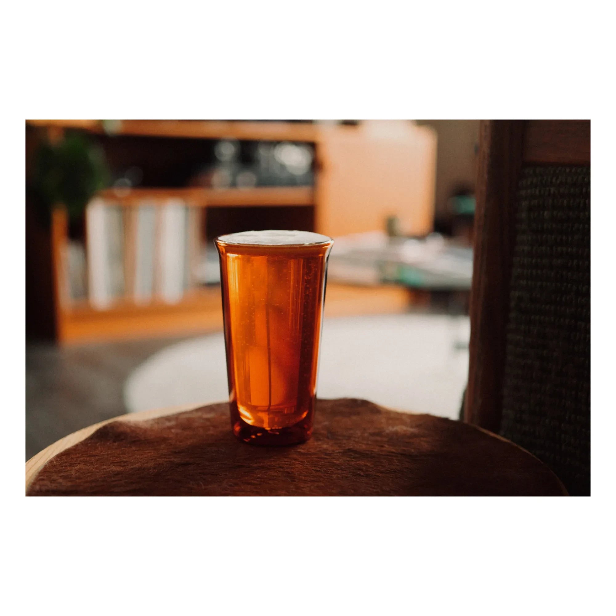 Kinto - Vaso de cerveza fundido | Ámbar