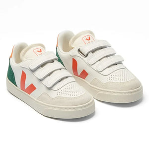 Veja - Scratch Sneaker Küçük V-90 Deri O.T | Turuncu