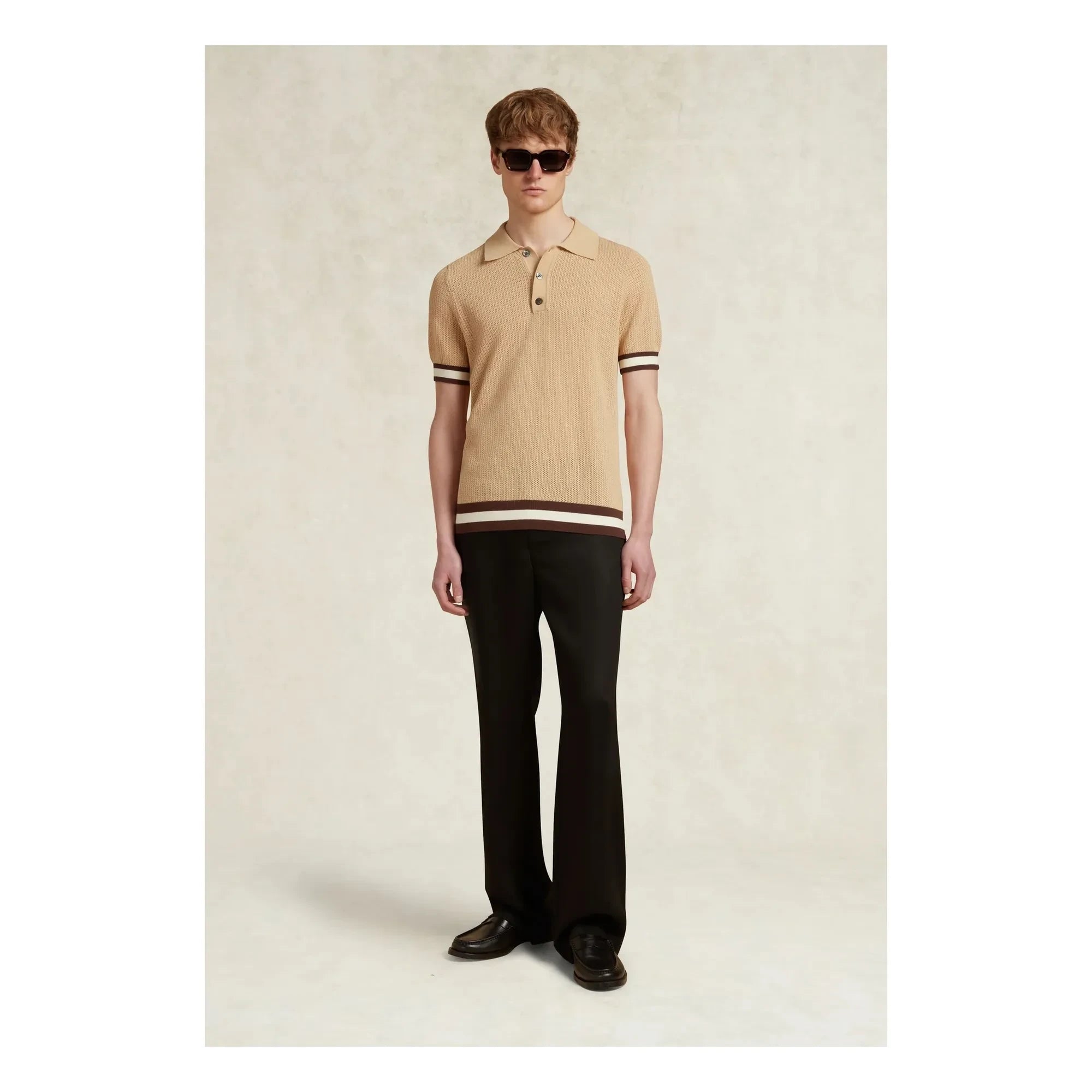Ché Studios - Polo de algodón Quinn | Camel