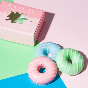 Baveal – Jabón de manos y cuerpo hidratante con diseño de donut