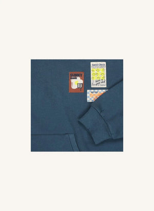 Tumble N'Dry - Exeter Sudadera de Algodón Orgánico con Capucha | Azul