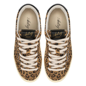 Autry - Windscape Düşük Leopar Süet Sneakers | Kahverengi