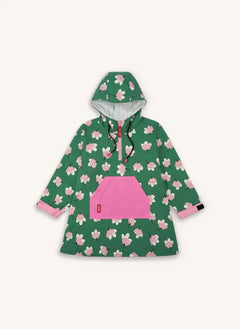 Hello Hossy - Capa de Lluvia con Estampado de Flores | Verde