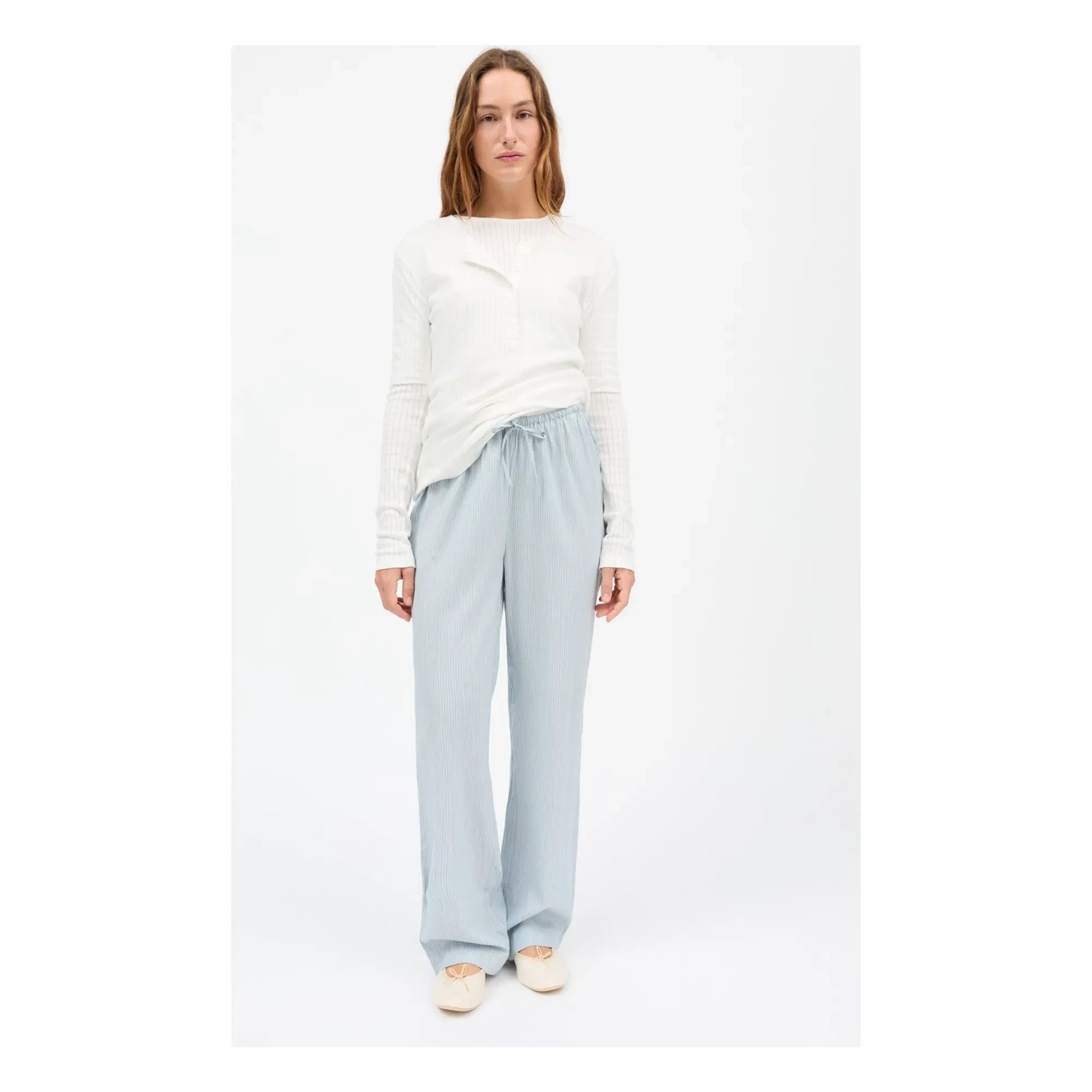 Skall Studio - Pantalones Aude | Azul Claro