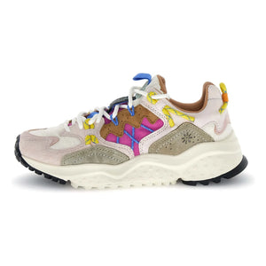 Flower Mountain - Zapatillas de gamuza y nailon Yamabushi | Fucsia