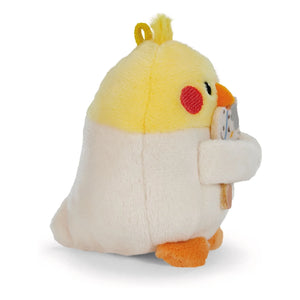 Nici - Peluche de periquito Chipsy con disfraz de caballero | Gris