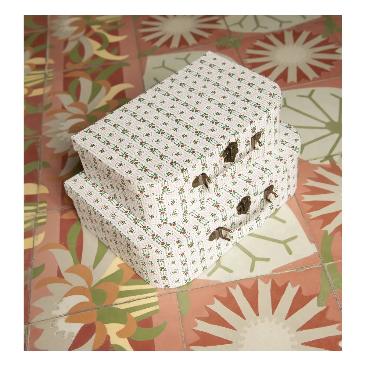 Editions Aimable - Valisette Victoire - Set de 2 | Pommette Poplin