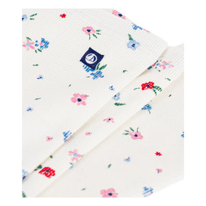 Petit Bateau - Mallas florales | Blanco