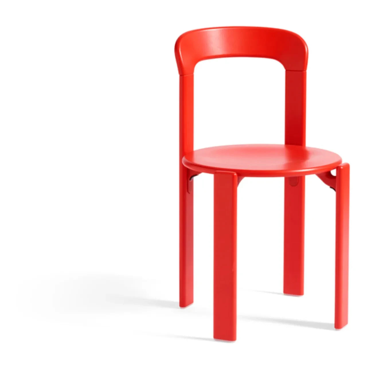 Hay - Silla de madera lacada Rey - Bruno Rey | Rojo