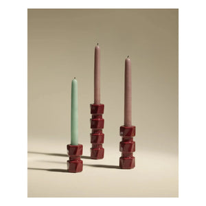Maison Sarah Lavoine - Candelabro Colonna | Rojo carmín