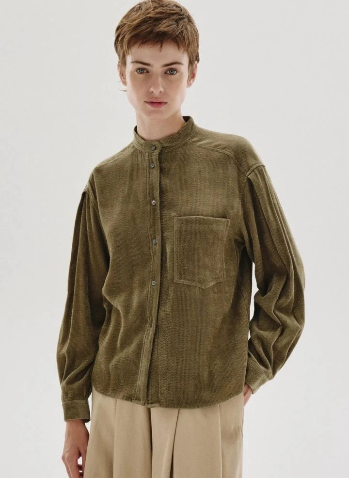 Pomandère - Camisa con bolsillo | Caqui