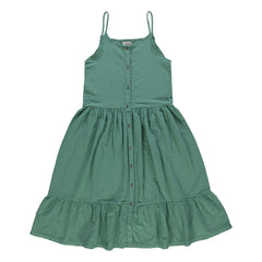 Poudre Organic - Vestido Celosie | Verde bosque