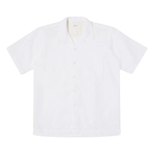 Universal Works - Camisa de manga corta Camp | Blanco