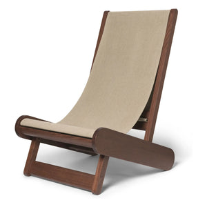 Ferm Living - Silla lounge Hemi | Marrón