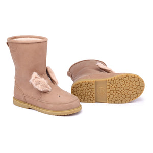 Donsje - Wadudu Exclusive Botas de Conejo Acolchadas | Rosa