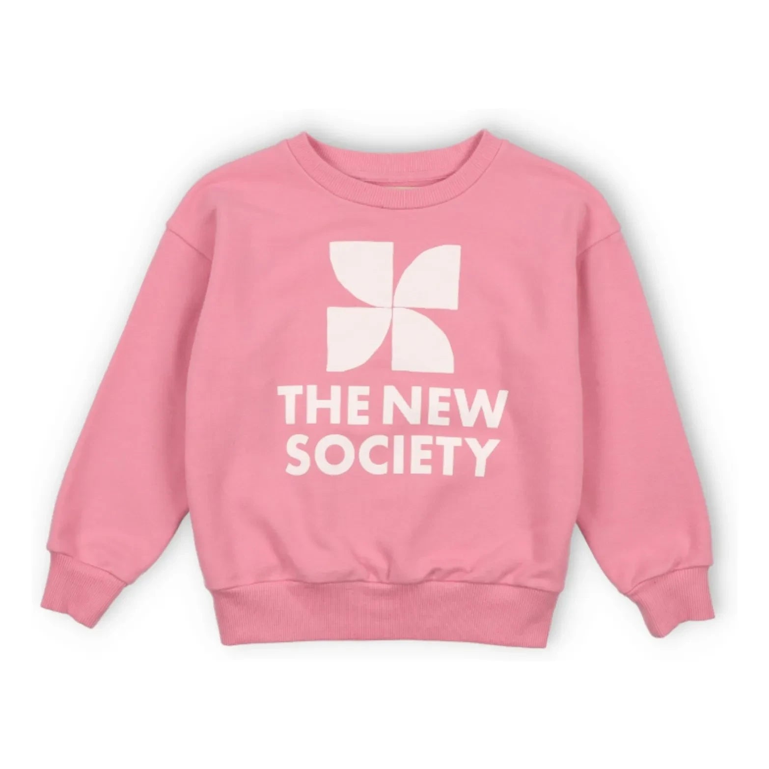 the new society - Mykonos Logo Sweat | Rosa Caramelo