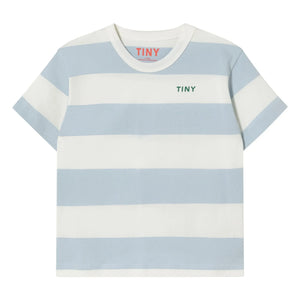 Tinycottons - Camiseta de rayas de algodón orgánico | Azul