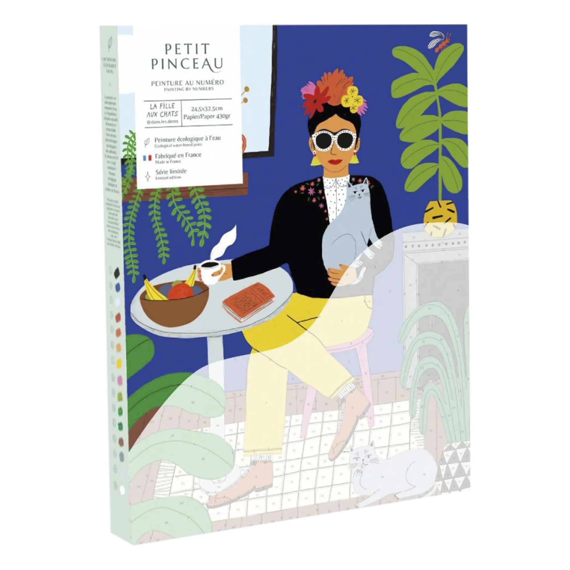 La Petite Épicerie - Kit de pintura por números - La Fille aux Chats