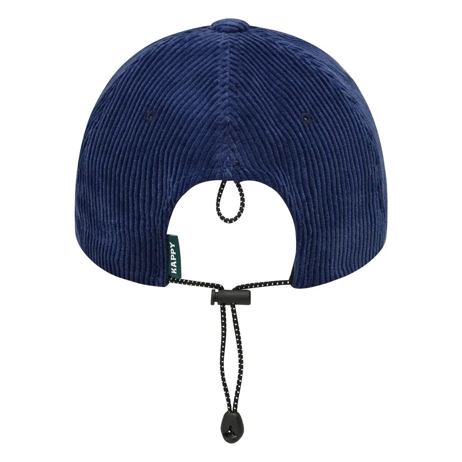 Kappy - Gorra de terciopelo con logo | Azul