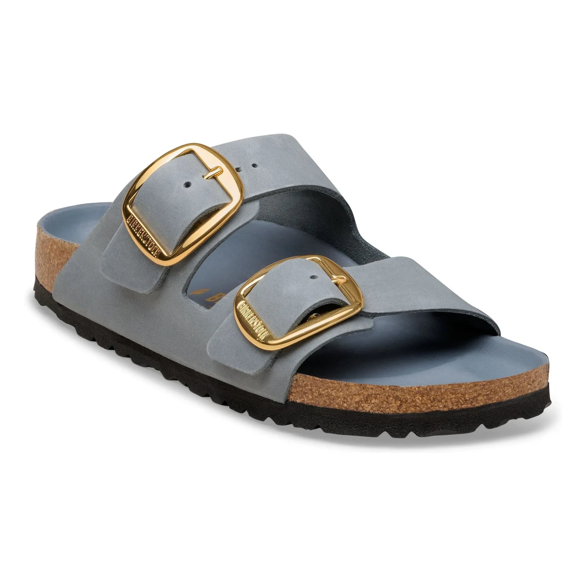 BIRKENSTOCK - Sandalia Arizona Big Buckle de Piel Aceitada | Gris