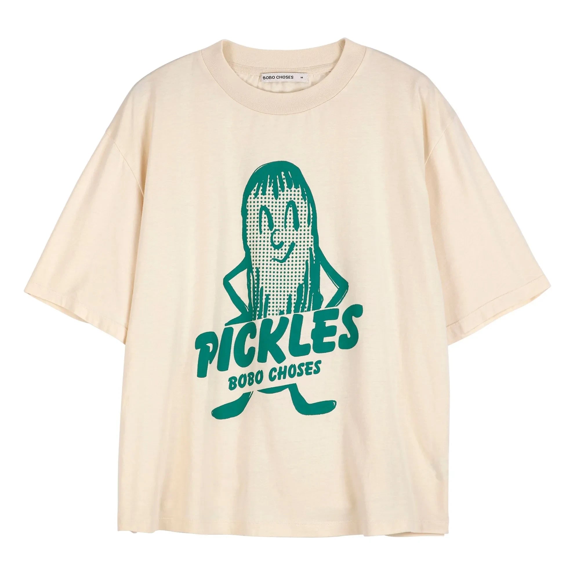 Bobo Choses - Camiseta de algodón orgánico Mr. Pickles | Crema