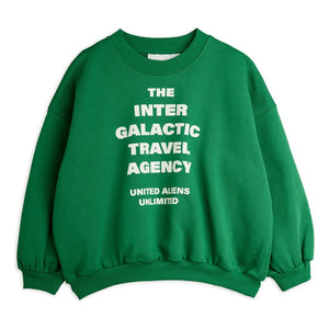 Mini Rodini - Sudadera Travel Agency Algodón orgánico | Verde