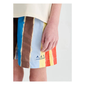 True Artist - Shorts a rayas | Azul