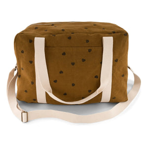 Rose in April - Bolso de maternidad y bebé estampado Raphaël Kalp | Marrón rojizo