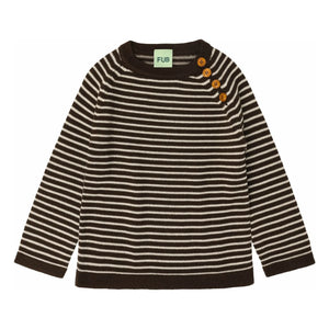 FUB - Jersey de Merino Rayado | Marrón
