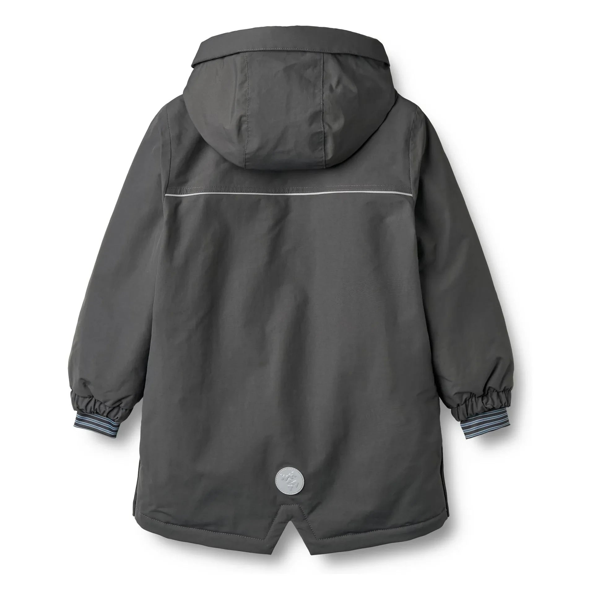Trigo - Parka de Fibra Reciclada | Negro