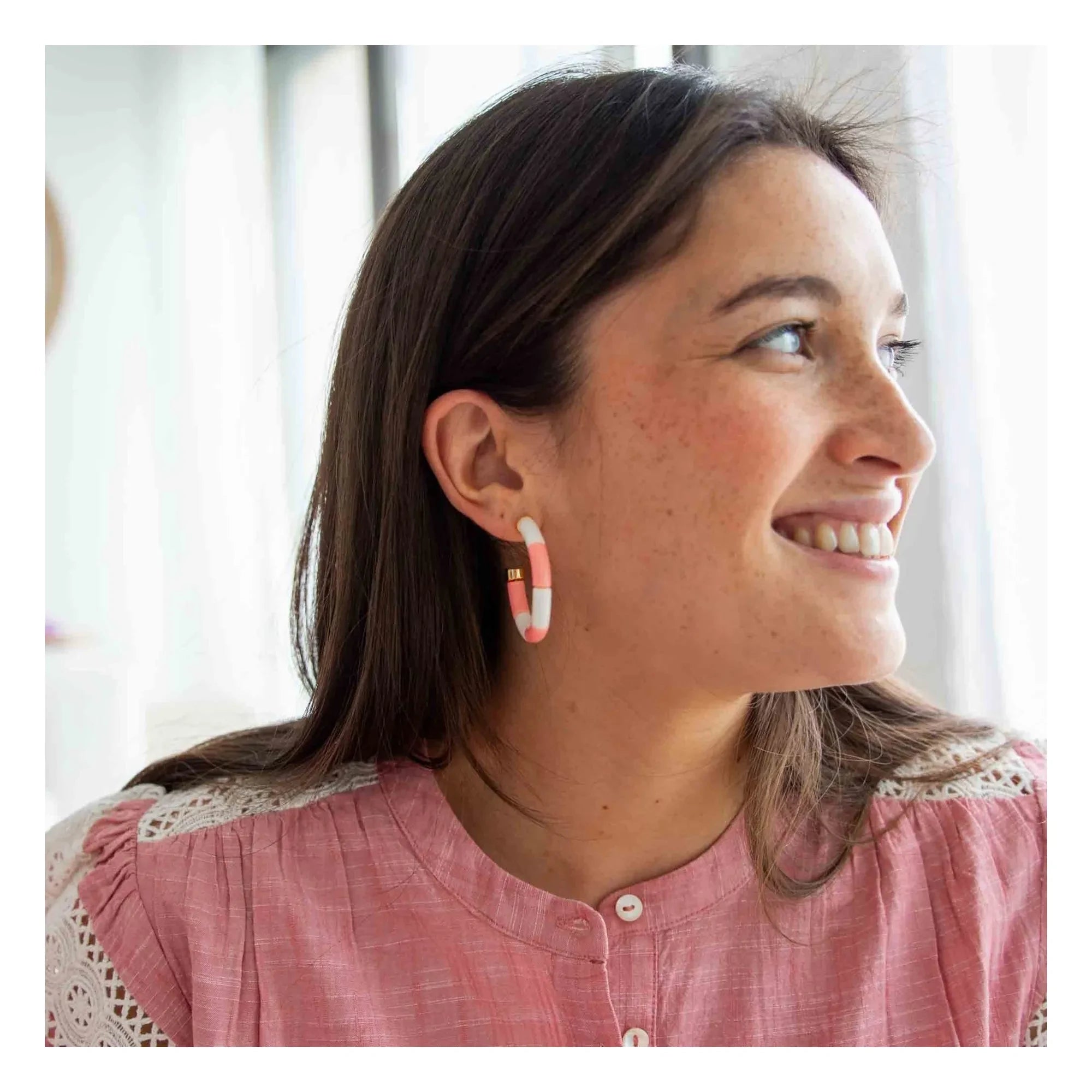 Parabaya - Pendientes Bola Personalizados | Rosa