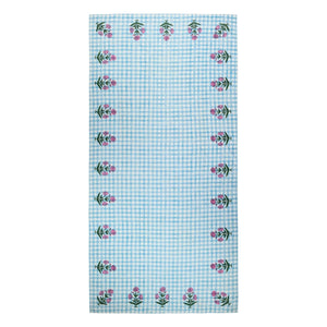 Doing Goods - Mantel de cuadros Iris | Azul