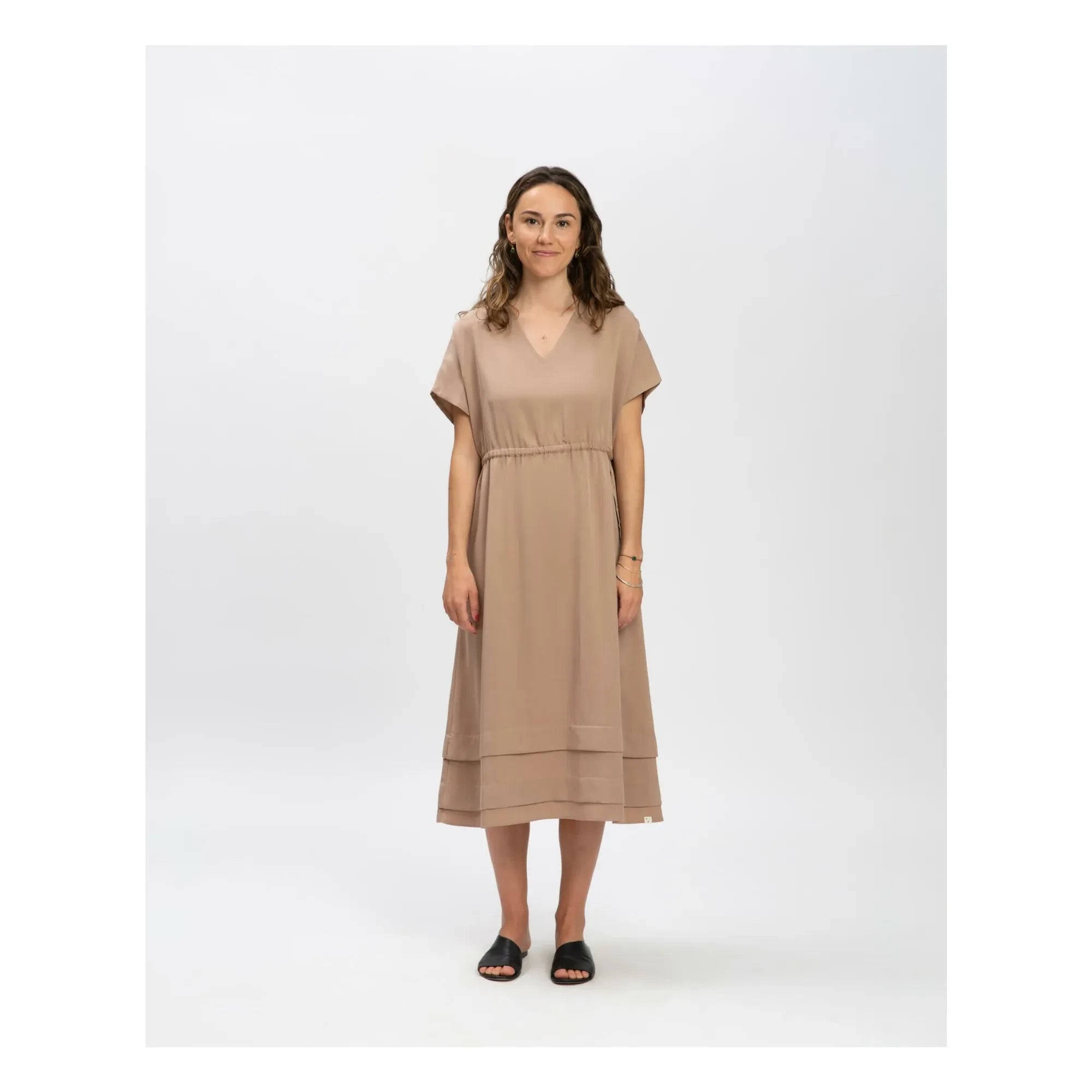 Matona - Vestido de Tencel | Marrón claro