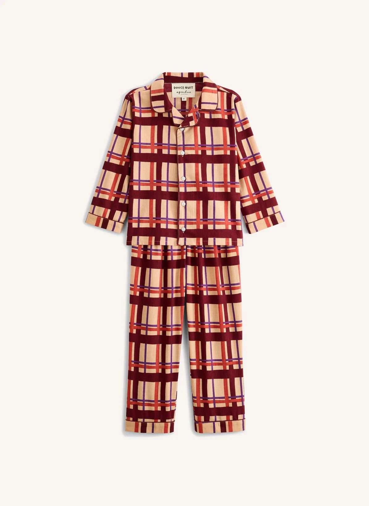 Apaches - Pavan Tartan Pijama | Rosa